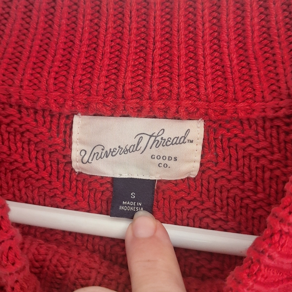 Universal Thread Red Sweater - Picture 3 of 4